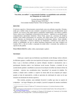 &ldquo;Sou atleta, sou mulher&rdquo;: a representa&ccedil;&atilde;o feminina e as