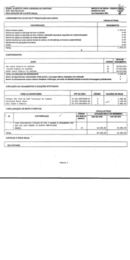 NÚME: ALBERTO FABIO FERREIRA DE SANTANA CPF