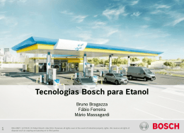 Veja a palestra “Tecnologias Bosch para Etanol”