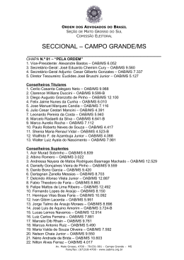 seccional &ndash; campo grande/ms