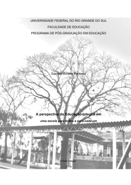 A perspectiva da Educa&ccedil;&atilde;o Integral em