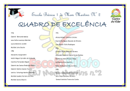 quadro de excelência - Agrupamento de Escolas de Mem Martins
