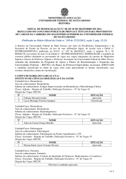 (Publicado no Di&aacute;rio Oficial da Uni&atilde;o n.&ordm; 249 de 27/12/2012