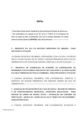 - C&acirc;mara Municipal de Paredes