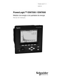 PowerLogic&trade; ION7550 / ION7650