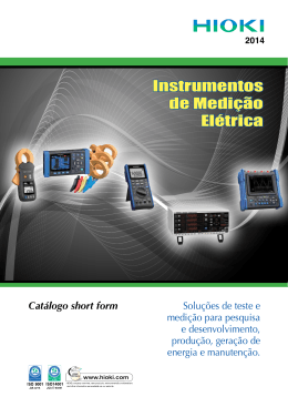 Instrumentos de Medi&ccedil;&atilde;o El&eacute;trica