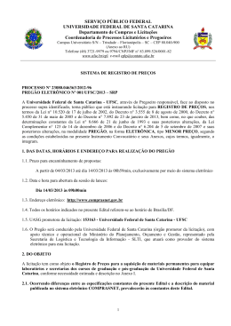 SERVI&Ccedil;O P&Uacute;BLICO FEDERAL UNIVERSIDADE