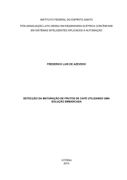 detec&ccedil;&atilde;o da matura&ccedil;&atilde;o de frutos de caf&eacute; utilizando uma solu&ccedil;&atilde;o