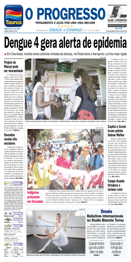 Ind&iacute;genas protestam em Dourados