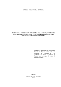 res&iacute;duos da colheita do eucalipto: ciclagem de nutrientes e