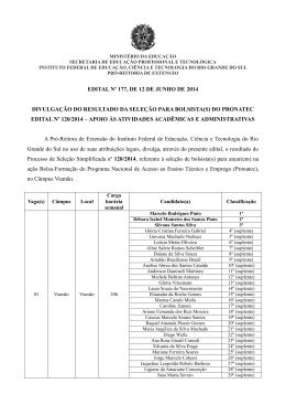 Edital n&deg; 177/2014