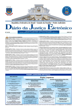 PODER JUDICI&Aacute;RIO ESTADUAL &Oacute;rg&atilde;os Julgadores