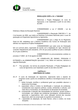 Resolução CEPE/CA nº 186/2006