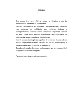 RESUMO Este estudo teve como objetivo, revisar na literatura o uso