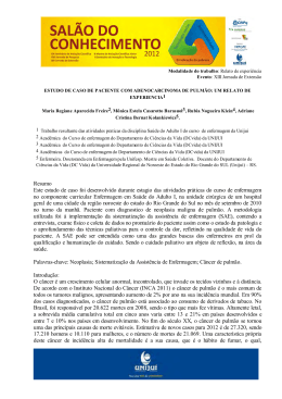 Resumo Este estudo de caso foi desenvolvido durante