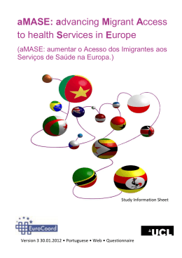 aMASE: advancing Migrant Access to health Services in Europe