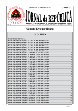 SERIE I NO.6 A - Jornal da República