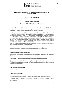 A&ccedil;&atilde;o 3.1 - Portugal 2020