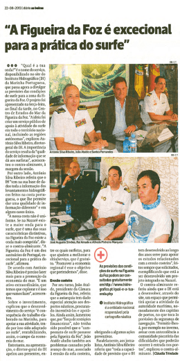 “A Figueira da Foz é excecional para a prática do surfe"