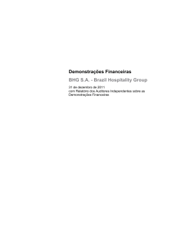 Demonstrações Financeiras BHG S.A.