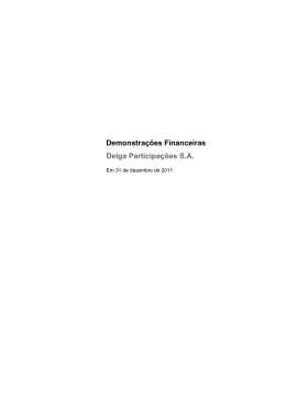 Demonstrativo Delga Participa&ccedil;&otilde;es