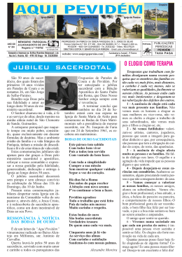 JUBILEU SACERDOTAL