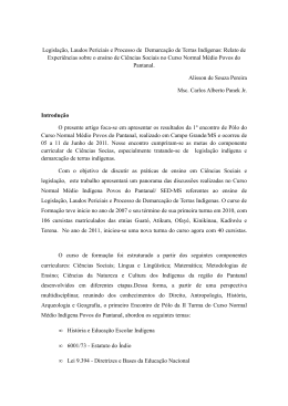 Legisla&ccedil;O`o, Laudos