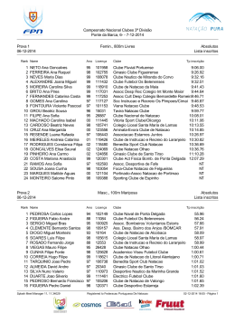 3&ordf; Divis&atilde;o_Entrylist