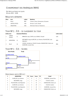 (Championnat des Am\351riques IWAS)