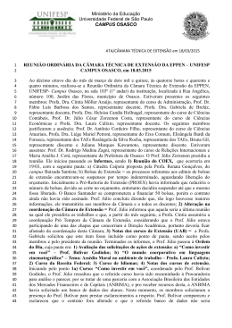 Reuni&atilde;o Ordin&aacute;ria de Mar&ccedil;o