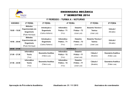 1º SEMESTRE 2014 - Blog das Exatas
