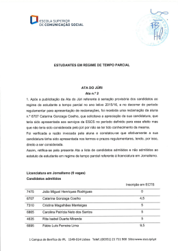 aqui - Escola Superior de Comunicação Social