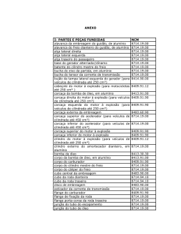 PARTES E PEÇAS FUNDIDAS NCM alavanca da embreagem do