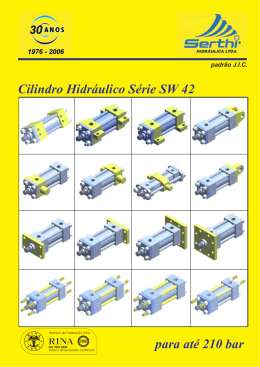 Cilindro Hidráulico Série SW 42 para até 210 bar