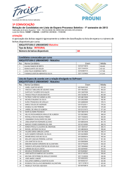 1&ordf; CONVOCA&Ccedil;&Atilde;O