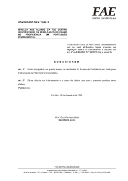 COMUNICADO SG 6/2008