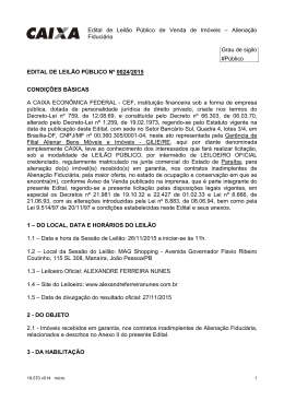 Edital 2&ordm; Leil&atilde;o SFI 0024_2015