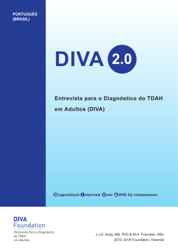 Entrevista para o Diagn&oacute;stico do TDAH em Adultos