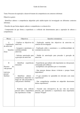 Gui&atilde;o da entrevista