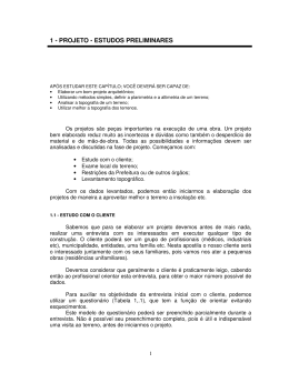estudos preliminares - De Milito