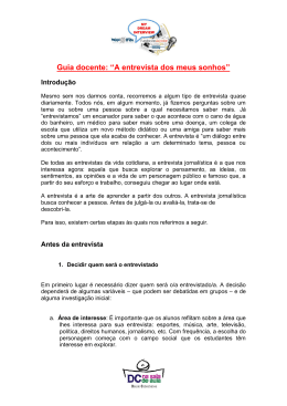 Guia docente: &ldquo;A entrevista dos meus sonhos&rdquo;