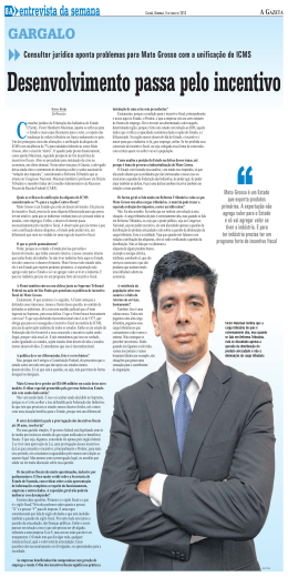 entrevista da semana GARGALO