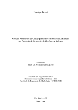Henrique Dezani Gera&ccedil;&atilde;o Autom&aacute;tica de C&oacute;digo para