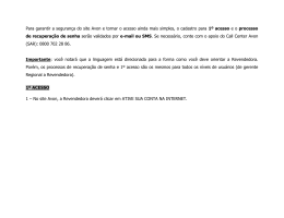 Para garantir a seguran&ccedil;a do site Avon e tornar o acesso ainda