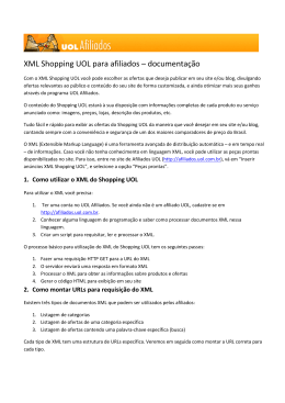 XML Shopping UOL para afiliados &ndash; documenta&ccedil;&atilde;o