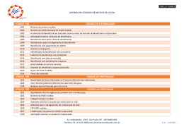 Legenda de c&oacute;digo de motivo