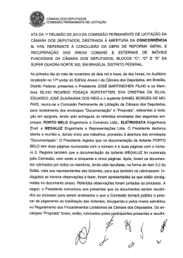 ATA DA 1a REUNIÃO DE 2013 DA coMIssÃo PERMANENTE DE