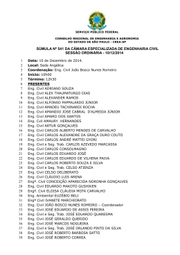 REUNI&Atilde;O ORDIN&Aacute;RIA n&ordm; 541 - 10/12/2014 (Arquivo em - Crea-SP