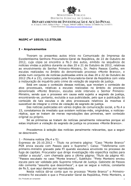 departamento de investiga&ccedil;&atilde;o e ac&ccedil;&atilde;o penal - Procuradoria