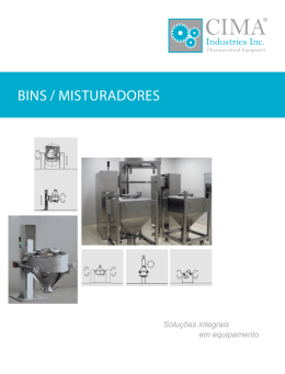 Bins / Misturadores - CIMA® Industries Inc.